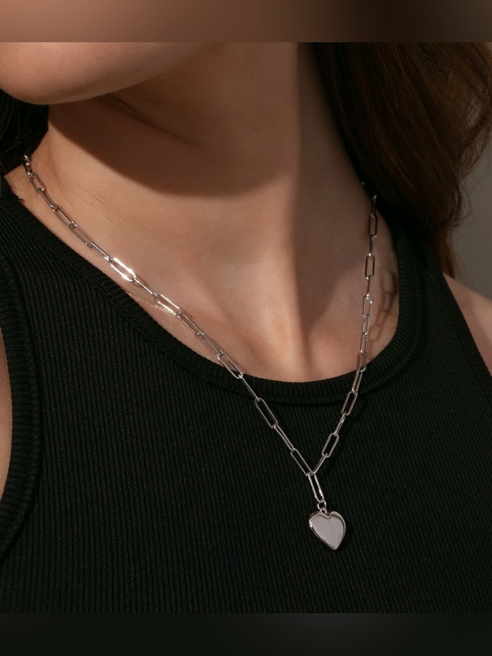 NEW Uncommon James Sterling Silver Puffy Heart Pendant Necklace